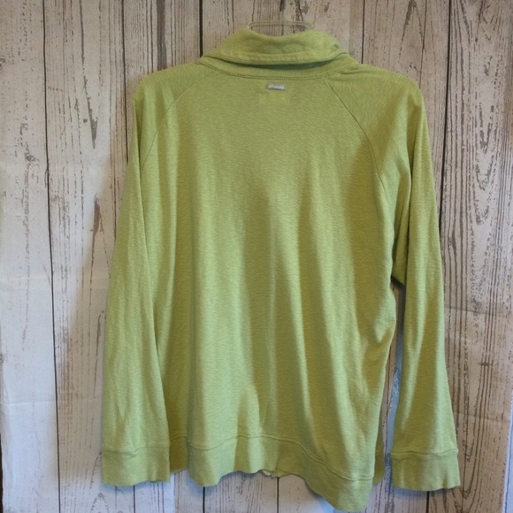 Columbia Sportswear Green Zip-Up Sweatshirt Top Casual Size XL - Picture 3 of 6
